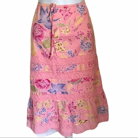 BANANA REPUBLIC Floral Prairie Skirt, Size 8 - Picture 1 of 3